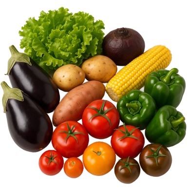 Panier de légumes personnalisé